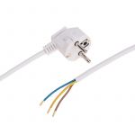 Шнур электрический с угловой вилкой 10А 2300Вт ПВС 3х0.75кв.мм 1.5м бел. Rexant 11-1312 Шнур электрический с угловой вилкой 10А 2300Вт ПВС 3х0.75кв.мм 1.5м бел. Rexant 11-1312