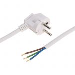 Шнур электрический с угловой вилкой 16А 3500Вт ПВС 3х1.5кв.мм 3м бел. Rexant 11-1325 Шнур электрический с угловой вилкой 16А 3500Вт ПВС 3х1.5кв.мм 3м бел. Rexant 11-1325