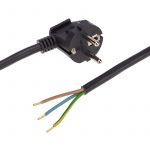 Шнур электрический с угловой вилкой 16А 3500Вт ПВС 3х1.5кв.мм 5м черн. Rexant 11-1330 Шнур электрический с угловой вилкой 16А 3500Вт ПВС 3х1.5кв.мм 5м черн. Rexant 11-1330