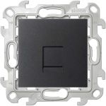 Розетка телефонная СП Simon 24 RJ11 IP20 механизм графит Simon 2410480-038 Розетка телефонная СП Simon 24 RJ11 IP20 механизм графит Simon 2410480-038