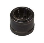 Розетка 1-м ОП Лизетта 16А IP20 ретро с заземл. ABS-пластик бронз. Bironi B1-101-25 Розетка 1-м ОП Лизетта 16А IP20 ретро с заземл. ABS-пластик бронз. Bironi B1-101-25