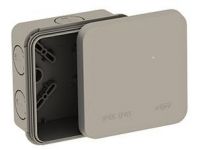 Коробка распределительная ОП 85х85х45мм двухкомпонентная 8 вводов IP65 сер. Ruvinil 67240 Коробка распределительная ОП 85х85х45мм двухкомпонентная 8 вводов IP65 сер. Ruvinil 67240