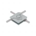 Соединитель универсальный 2US-D5-10 для прутка d5-10мм с 2 пластинами 50х50мм сталь КМ MA0276 Соединитель универсальный 2US-D5-10 для прутка d5-10мм с 2 пластинами 50х50мм сталь КМ MA0276