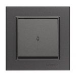 Переключатель проходной 1-кл. СП Karea 10А IP20 дым. металлик Makel 56050005 Переключатель проходной 1-кл. СП Karea 10А IP20 дым. металлик Makel 56050005