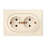 Розетка 2-м СП Florence 16А IP20 с заземл. винт. клеммы беж. 1E10401301 OneKeyElectro 2172790 Розетка 2-м СП Florence 16А IP20 с заземл. винт. клеммы беж. 1E10401301 OneKeyElectro 2172790