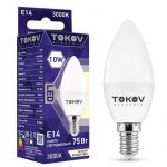 Лампа светодиодная 10Вт С37 3000К Е14 176-264В TOKOV ELECTRIC TKE-C37-E14-10-3K Лампа светодиодная 10Вт С37 3000К Е14 176-264В TOKOV ELECTRIC TKE-C37-E14-10-3K