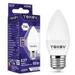 Лампа светодиодная 7Вт С37 4000К Е27 176-264В TOKOV ELECTRIC TKE-C37-E27-7-4K Лампа светодиодная 7Вт С37 4000К Е27 176-264В TOKOV ELECTRIC TKE-C37-E27-7-4K