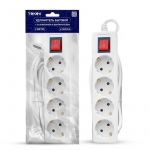 Удлинитель 4х2м с заземл. с выкл. 16А 3х1 TOKOV ELECTRIC TKE-C01-BU4-2-1-ZV Удлинитель 4х2м с заземл. с выкл. 16А 3х1 TOKOV ELECTRIC TKE-C01-BU4-2-1-ZV