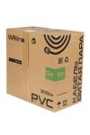 Кабель витая пара неэкранир. U/UTP кат.5E 4 пары 0.48мм ож внутр. PVC нг(А)-LS WR-UTP-4P-C5E-L-PVC-GY сер. (уп.305м) WRLine 505755 Кабель витая пара неэкранир. U/UTP кат.5E 4 пары 0.48мм ож внутр. PVC нг(А)-LS WR-UTP-4P-C5E-L-PVC-GY сер. (уп.305м) WRLine 505755
