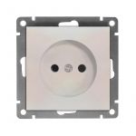 Розетка 1-м СП Афина 16А IP20 без заземл. механизм жемчуг Universal A0022-OBr Розетка 1-м СП Афина 16А IP20 без заземл. механизм жемчуг Universal A0022-OBr
