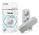 Разветвитель 3-м с заземл. 16А 250В IP20 полипропилен бел. TOKOV ELECTRIC TKL-S3Z-C01 Разветвитель 3-м с заземл. 16А 250В IP20 полипропилен бел. TOKOV ELECTRIC TKL-S3Z-C01