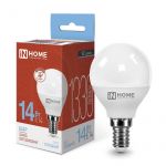 Лампа светодиодная LED-ШАР-VC 14Вт 230В E14 6500К 1330лм IN HOME 4690612047850 Лампа светодиодная LED-ШАР-VC 14Вт 230В E14 6500К 1330лм IN HOME 4690612047850