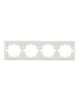 Рамка 4-м Mira горизонт. бел. LEZARD 701-0200-149 Рамка 4-м Mira горизонт. бел. LEZARD 701-0200-149