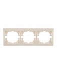 Рамка 3-м Mira горизонт. крем. LEZARD 701-0300-148 Рамка 3-м Mira горизонт. крем. LEZARD 701-0300-148