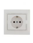 Розетка 1-м СП Mira 16А IP20 с заземл. с бел. вставкой керамика бел. LEZARD 701-0202-122 Розетка 1-м СП Mira 16А IP20 с заземл. с бел. вставкой керамика бел. LEZARD 701-0202-122