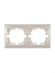 Рамка 2-м Mira горизонт. жемчуж./бел. перламутр. LEZARD 701-3000-147 Рамка 2-м Mira горизонт. жемчуж./бел. перламутр. LEZARD 701-3000-147