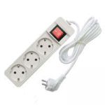 Удлинитель 3х5м с заземл. 10А IP20 2.2кВт ПВС с выкл. Союз 481S-7305 Удлинитель 3х5м с заземл. 10А IP20 2.2кВт ПВС с выкл. Союз 481S-7305