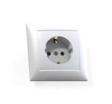Розетка 1-м СП Селена РС16-370 16А IP20 с заземл. бел. Кунцево 8111 Розетка 1-м СП Селена РС16-370 16А IP20 с заземл. бел. Кунцево 8111
