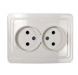 Розетка 2-м СП Classico 2102 16А IP20 бел. ASD / IN HOME 4680005959914 Розетка 2-м СП Classico 2102 16А IP20 бел. ASD / IN HOME 4680005959914