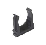 Держатель для труб (клипса) d16мм пластик черн. Ruvinil К01116Ч Держатель для труб (клипса) d16мм пластик черн. Ruvinil К01116Ч