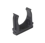 Держатель для труб (клипса) d20мм пластик черн. Ruvinil К01120Ч Держатель для труб (клипса) d20мм пластик черн. Ruvinil К01120Ч