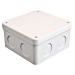 Коробка распределительная ОП 105х105х56мм IP54 7 выходов без гермовводов крышка на винтах бел. Epplast 115061 Коробка распределительная ОП 105х105х56мм IP54 7 выходов без гермовводов крышка на винтах бел. Epplast 115061