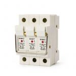 Держатель плавких вставок с индикацией RT28N-32X 10х38 3П CHINT 520349 Держатель плавких вставок с индикацией RT28N-32X 10х38 3П CHINT 520349