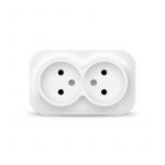 Розетка 2-м ОП 10А IP20 без заземл. бел. IONICH 1417 Розетка 2-м ОП 10А IP20 без заземл. бел. IONICH 1417
