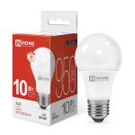 Лампа светодиодная LED-A60-VC 10Вт грушевидная 4000К нейтр. бел. E27 950лм 230В IN HOME 4690612020211 Лампа светодиодная LED-A60-VC 10Вт грушевидная 4000К нейтр. бел. E27 950лм 230В IN HOME 4690612020211