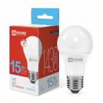 Лампа светодиодная LED-A60-VC 15Вт грушевидная 6500К холод. бел. E27 1430лм 230В IN HOME 4690612020280 Лампа светодиодная LED-A60-VC 15Вт грушевидная 6500К холод. бел. E27 1430лм 230В IN HOME 4690612020280