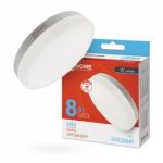 Лампа светодиодная LED-GX53-VC 8Вт таблетка 6500К холод. бел. GX53 760лм 230В IN HOME 4690612020747 Лампа светодиодная LED-GX53-VC 8Вт таблетка 6500К холод. бел. GX53 760лм 230В IN HOME 4690612020747