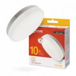 Лампа светодиодная LED-GX53-VC 10Вт таблетка 3000К тепл. бел. GX53 950лм 230В IN HOME 4690612020754 Лампа светодиодная LED-GX53-VC 10Вт таблетка 3000К тепл. бел. GX53 950лм 230В IN HOME 4690612020754
