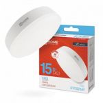 Лампа светодиодная LED-GX53-VC 15Вт таблетка 6500К холод. бел. GX53 1430лм 230В IN HOME 4690612020839 Лампа светодиодная LED-GX53-VC 15Вт таблетка 6500К холод. бел. GX53 1430лм 230В IN HOME 4690612020839