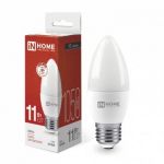 Лампа светодиодная LED-СВЕЧА-VC 11Вт свеча 4000К нейтр. бел. E27 1050лм 230В IN HOME 4690612020495 Лампа светодиодная LED-СВЕЧА-VC 11Вт свеча 4000К нейтр. бел. E27 1050лм 230В IN HOME 4690612020495