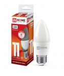 Лампа светодиодная LED-СВЕЧА-VC 11Вт свеча 6500К холод. бел. E27 1050лм 230В IN HOME 4690612024868 Лампа светодиодная LED-СВЕЧА-VC 11Вт свеча 6500К холод. бел. E27 1050лм 230В IN HOME 4690612024868