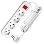 Удлинитель 4х5м с заземл. 13А IP20 S-304 ПВС 3х1 с выкл. UNIVersal 9631991 Удлинитель 4х5м с заземл. 13А IP20 S-304 ПВС 3х1 с выкл. UNIVersal 9631991