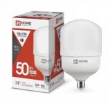 Лампа светодиодная высокомощная LED-HP-PRO 50Вт цилиндр 4000К нейтр. бел. E27 4750лм 230В с адаптером E40 IN HOME 4690612031118 Лампа светодиодная высокомощная LED-HP-PRO 50Вт цилиндр 4000К нейтр. бел. E27 4750лм 230В с адаптером E40 IN HOME 4690612031118