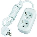 Удлинитель 2х2м с заземл. 16А IP20 Е-302 ПВС 3х1 АБС-пластик UNIVersal 9631972 Удлинитель 2х2м с заземл. 16А IP20 Е-302 ПВС 3х1 АБС-пластик UNIVersal 9631972
