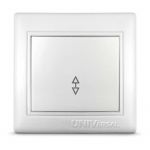 Переключатель проходной 1-кл. СП Севиль 10А IP20 бел. UNIVersal С0025 Переключатель проходной 1-кл. СП Севиль 10А IP20 бел. UNIVersal С0025
