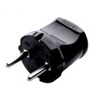 Вилка электрическая без заземл. черн. Makel 10051 Вилка электрическая без заземл. черн. Makel 10051