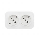 Розетка 2-м ОП Quteo 16А IP20 250В 2х2P+E с заземл. без защ. шторок бел. Leg 782233 Розетка 2-м ОП Quteo 16А IP20 250В 2х2P+E с заземл. без защ. шторок бел. Leg 782233