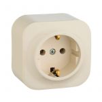 Розетка 1-м ОП Quteo 16А IP20 2P+E с заземл. без защ. шторок сл. кость Leg 782241 Розетка 1-м ОП Quteo 16А IP20 2P+E с заземл. без защ. шторок сл. кость Leg 782241