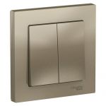 Выключатель 2-кл. СП AtlasDesign 10А IP20 (сх. 5) 10AX в сборе шампань SE ATN000552 Выключатель 2-кл. СП AtlasDesign 10А IP20 (сх. 5) 10AX в сборе шампань SE ATN000552
