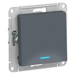 Выключатель 1-кл. СП AtlasDesign 10А IP20 (сх. 1а) 10AX с подсветкой механизм грифель SE ATN000713 Выключатель 1-кл. СП AtlasDesign 10А IP20 (сх. 1а) 10AX с подсветкой механизм грифель SE ATN000713