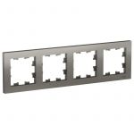Рамка 4-м AtlasDesign универс. сталь SE ATN000904 Рамка 4-м AtlasDesign универс. сталь SE ATN000904