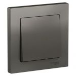 Выключатель 1-кл. СП AtlasDesign 10А IP20 (сх. 1) 10AX в сборе сталь SE ATN000912 Выключатель 1-кл. СП AtlasDesign 10А IP20 (сх. 1) 10AX в сборе сталь SE ATN000912