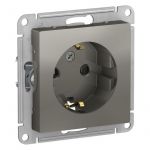Розетка 1-м СП AtlasDesign 16А IP20 с заземл. защ. шторки механизм сталь SE ATN000945 Розетка 1-м СП AtlasDesign 16А IP20 с заземл. защ. шторки механизм сталь SE ATN000945