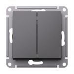 Переключатель перекрестный 2-кл. AtlasDesign 2хсх.7 10АХ механизм базальт SE ATN001473 Переключатель перекрестный 2-кл. AtlasDesign 2хсх.7 10АХ механизм базальт SE ATN001473