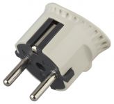 Вилка плоская V5 16А с заземл. прямой ввод (10/200/7000) бел. ЭРА Б0019192 Вилка плоская V5 16А с заземл. прямой ввод (10/200/7000) бел. ЭРА Б0019192