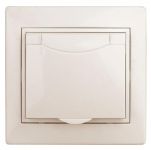 Розетка 1-м СП Plano 1-203-02 16А IP20 250В 2P+E Schuko защ. крышка сл. кость Intro Б0027612 Розетка 1-м СП Plano 1-203-02 16А IP20 250В 2P+E Schuko защ. крышка сл. кость Intro Б0027612